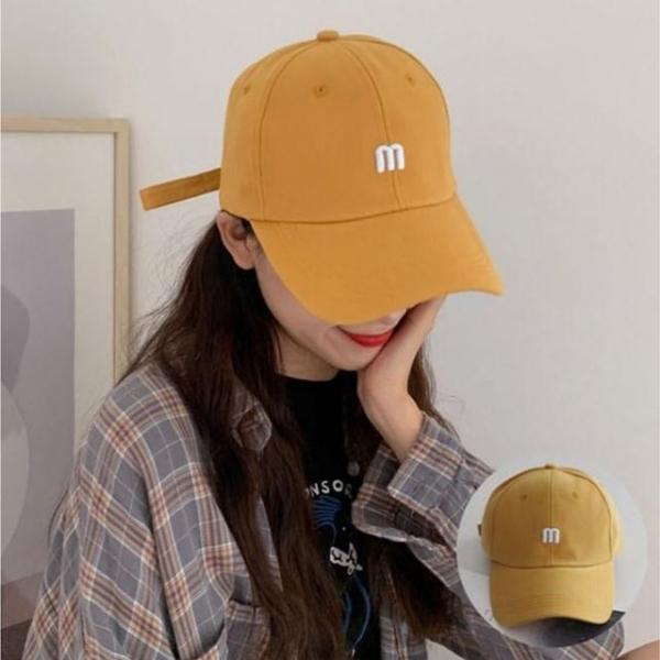 M 연예인 무지 빅사이즈 볼캡모자 남자 커플 여자 캡