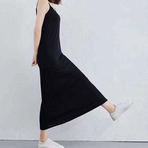 여성 롱 나시원피스 끈나시 홈웨어