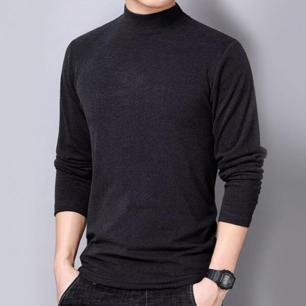 티셔츠 방한 터틀넥 이너웨어 목폴라 티셔츠 하이넥