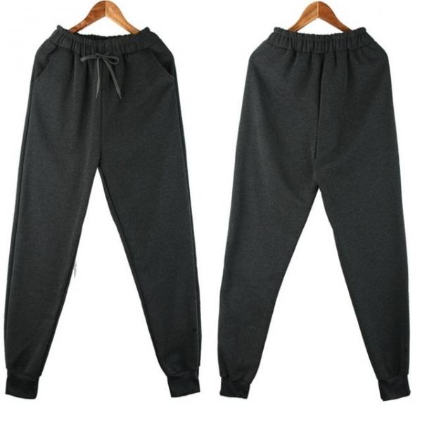 여성 기모 조거 트레이닝바지 겨울용 밴딩 팬츠