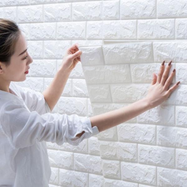 폼블럭 붙이는 벽돌 시트지 셀프 방한 보온 폼브릭