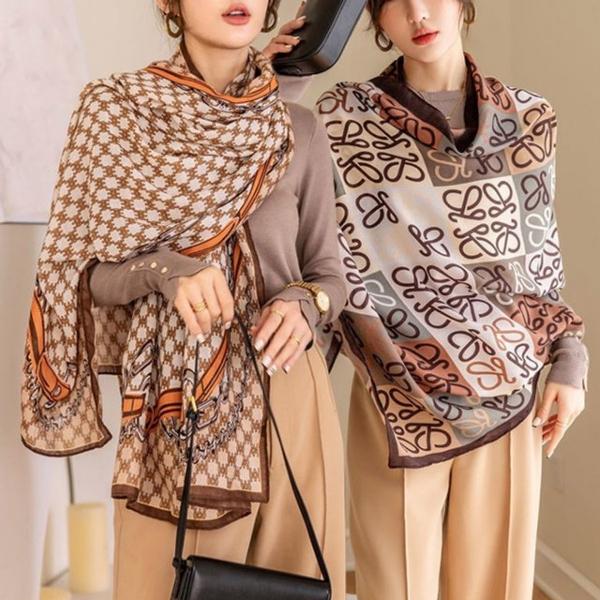 소프트터치 여성 롱 숄스카프머플러 봄 가을 간절기