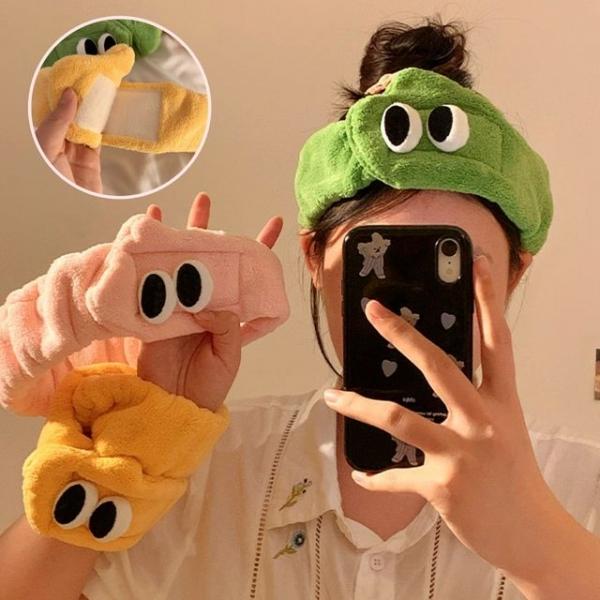 (보리별) 동글이 세안밴드 극세사 고급 찍찍이