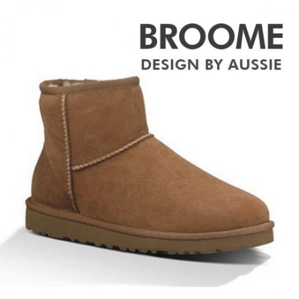 (도매신) BROOME 숏미들롱부츠 방한화 브룸로우 카멜