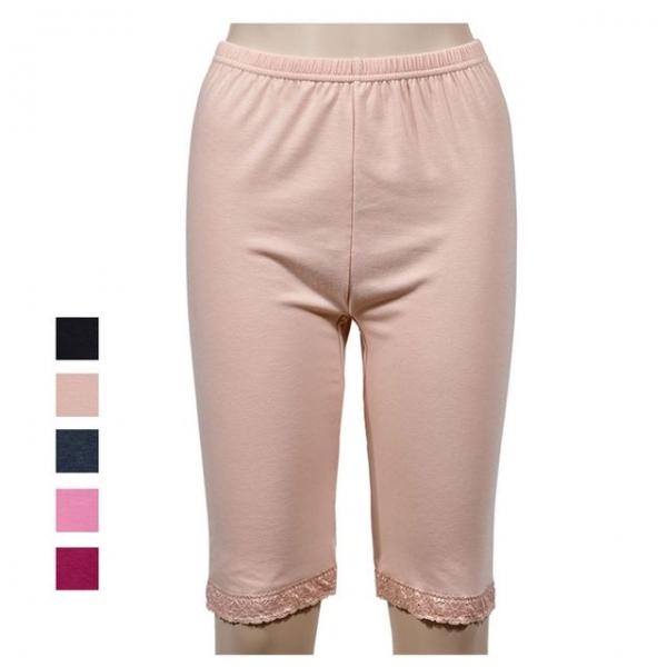 여성 보온성 기모 내의 레이스 속바지 하의 5부 내복