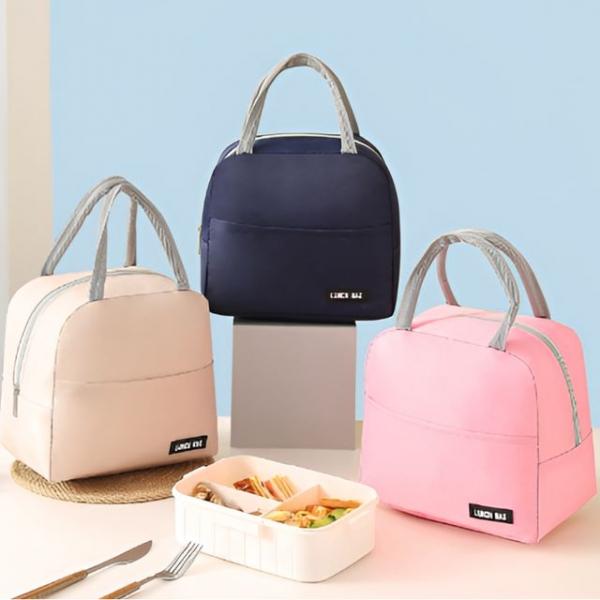 심플사각 보온보냉 도시락가방 런치백