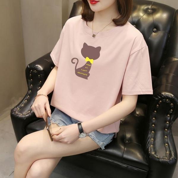 여성 빅사이즈 반팔티 루즈핏 박시티 스판 레이어드티