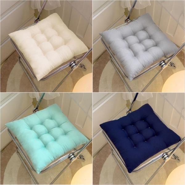 [큰손할인] 푹신푹신네모방석 의자 쿠션 사무실 책상 쇼파 패브릭 두툼 사각형 두꺼운 겨울방석 차량용