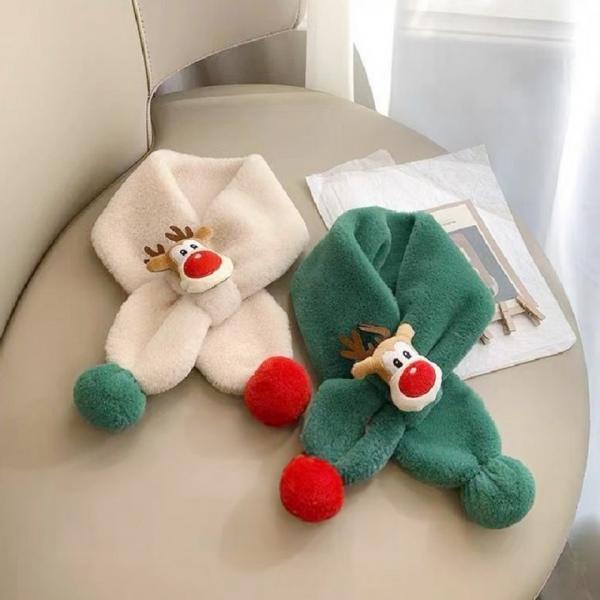 [큰손할인] 루돌프목도리 선물 코디 크리스마스 포근한 쁘띠머플러