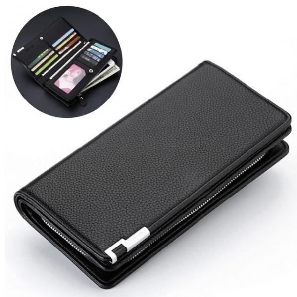 남자장지갑 카드지갑 손목끈 파우치