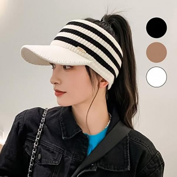 니트 썬캡 겨울 골프모자 골프캡 패션 니트캡