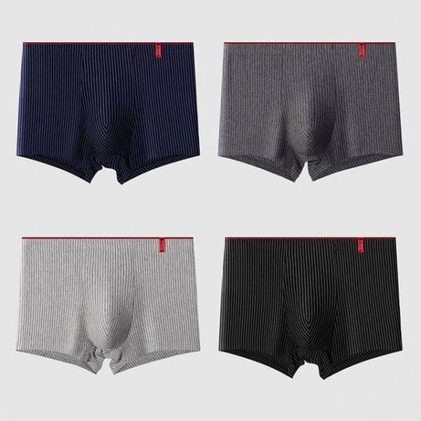 남성  면 소재 일반 빅 사이즈 사각 입체 팬티