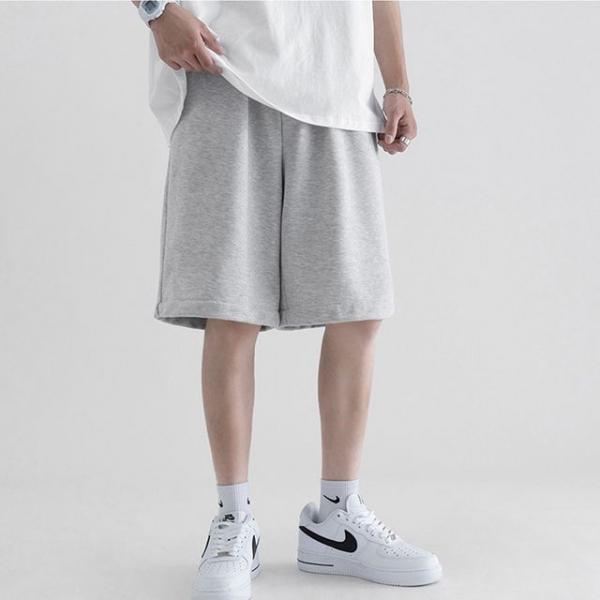 남자 데일리 깔끔한 면 5부 반바지 밴딩 추리닝 바지