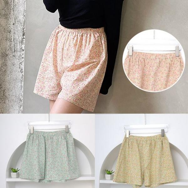 여자 밴딩 반바지 여름바지 팬츠 홈웨어 코튼 루즈핏