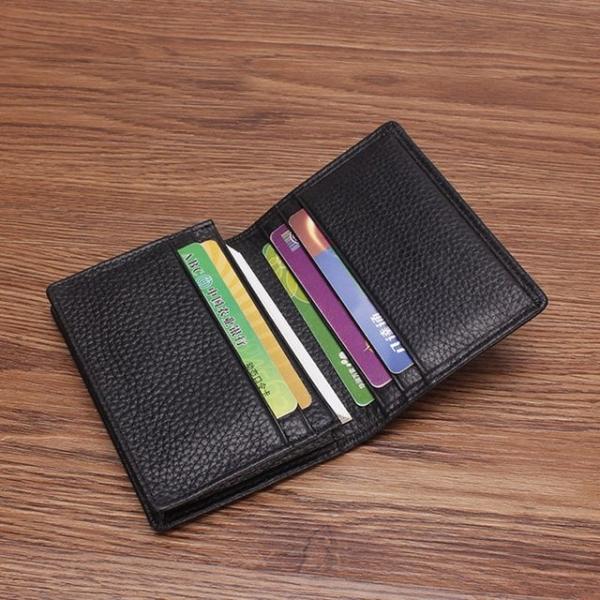 남성 명함지갑 소가죽 심플 클래식 대용량 회사원지갑
