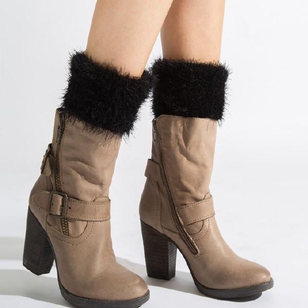 [기회공작소] 앙고라 호피 레그워머 방한 발토시 발워머 양말 9가지 디자인