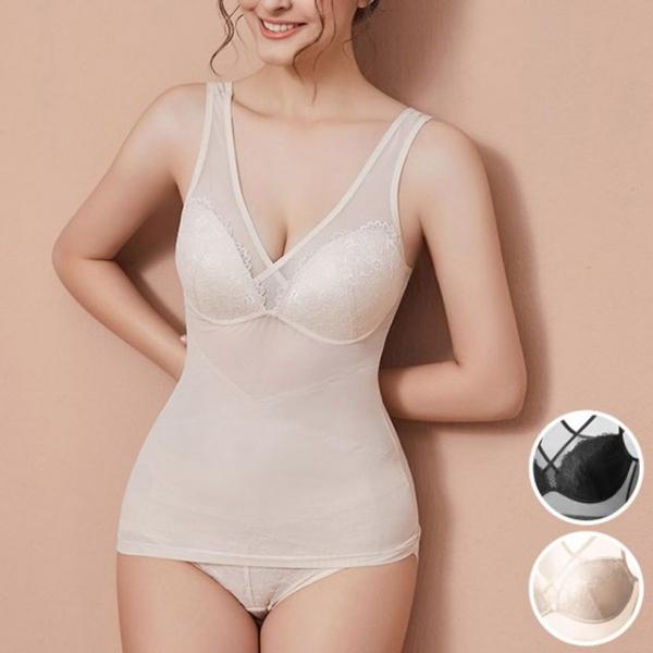 파워넷 컵레이스 노와이어 여성 런닝브라 보정속옷