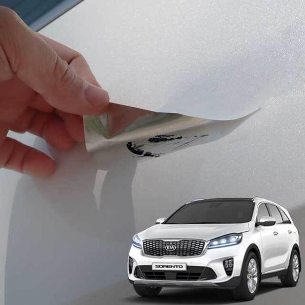 올뉴쏘렌토 붓펜 스티커 SWP 스노우화이트펄 페인트