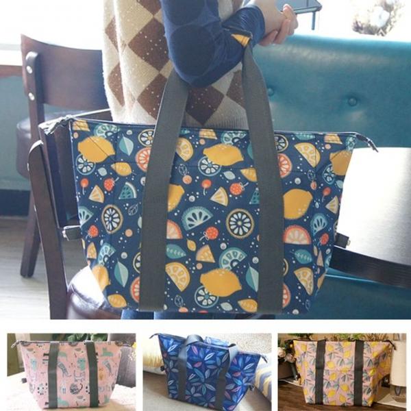 일러스트 빅 마켓백 2 보냉백 가방 보냉백