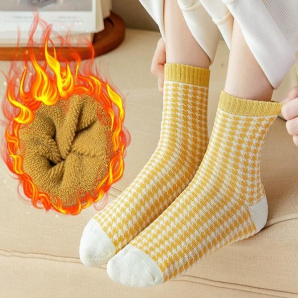 [위드기프트] 옐로우포인트 두툼방한양말5개세트