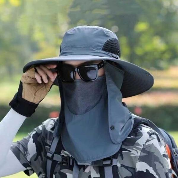 남성 낚시 캠핑 등산모자 남성모자 사파리모자 목 얼