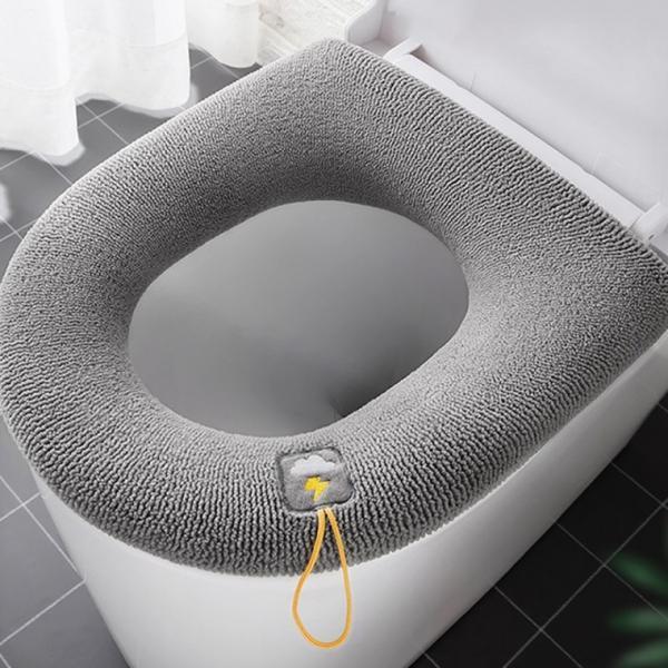 극세사 손잡이 변기커버 쿠션 변기시트