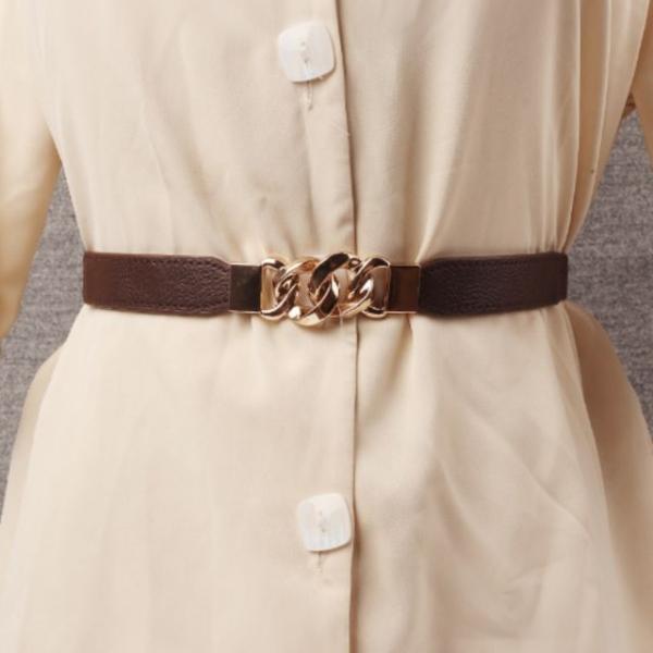 꾸미기 좋은 여성 얇은 패션 벨트