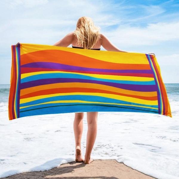 대형 비치타올 극세사 물놀이수건 비치웨어 워터파크