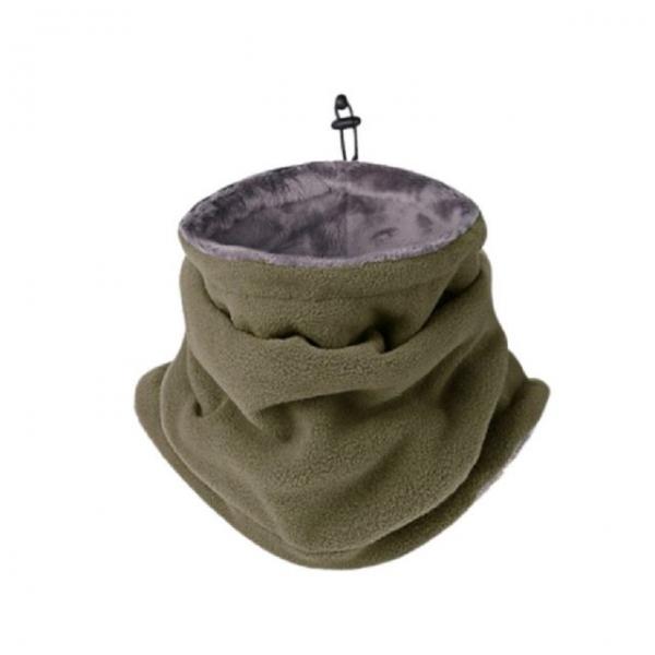 방한 겨울 기모 넥워머 카키