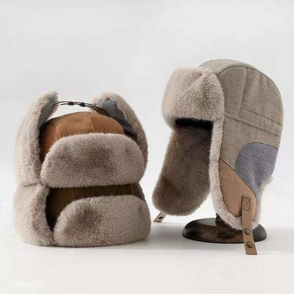 스티치 패션 귀달이 방한모자