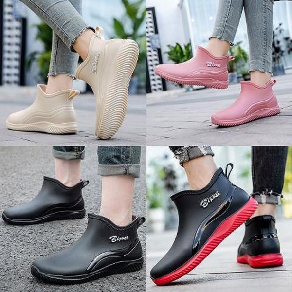 레시브 소프트 로우레인부츠 장마철 남성 여성 패션