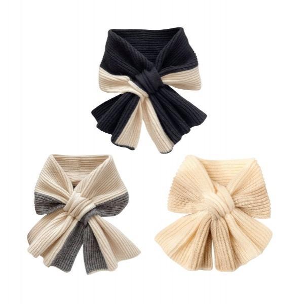 [이거찜] 국내최저가 목도리 투톤 쁘띠 머플러 짧은목도리