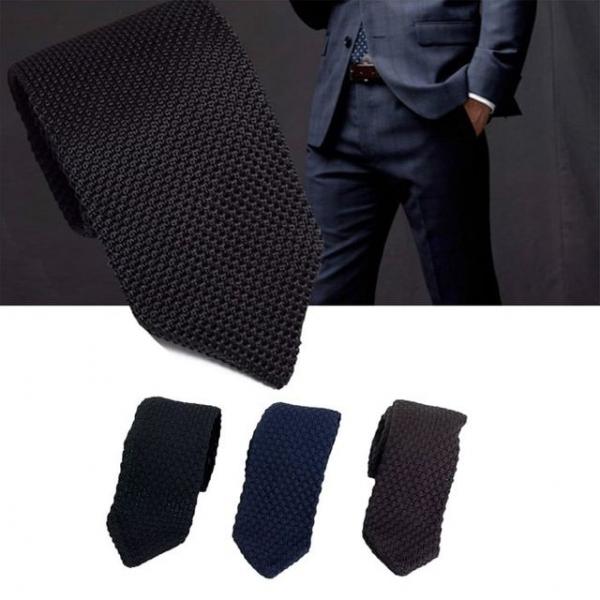 남자 니트 삼각 넥타이 정장 캐주얼 패션 니트타이