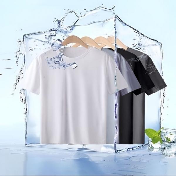 남성 메쉬 얼음 반팔 티셔츠 여름 반팔티 화이트 블랙