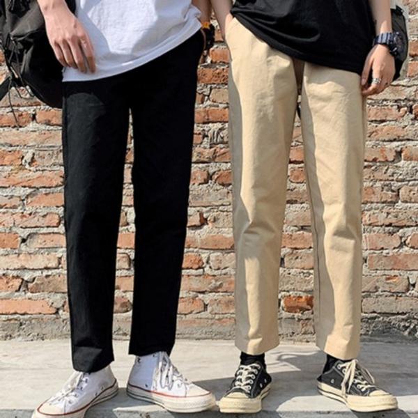 면바지 캐주얼바지 10부팬츠 일자바지 남성긴바지