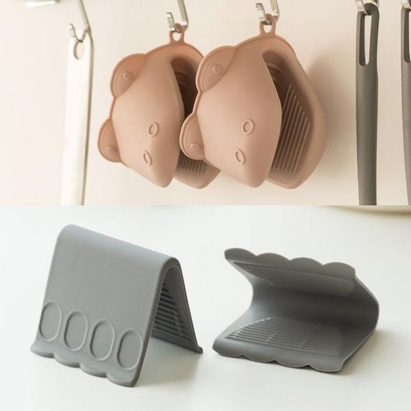 국산 실리콘 주방장갑 냄비손잡이 부자재 세트 2P