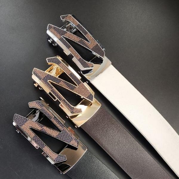 40mm 제트 통가죽벨트 / 남자 남성 골프 버클 허리띠