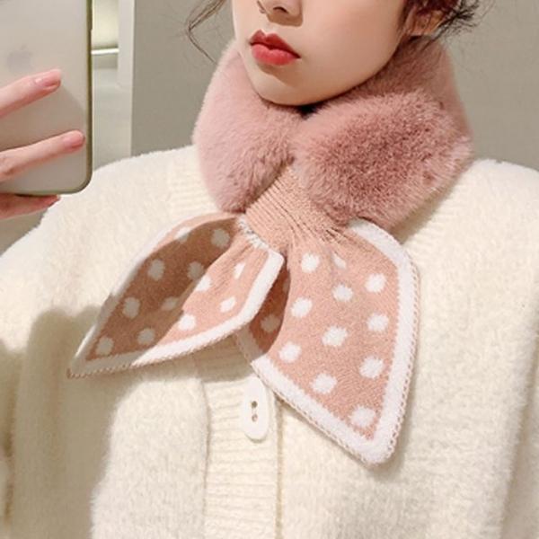 겨울 쁘띠 머플러 여자 목도리 패션 방한 털스카프