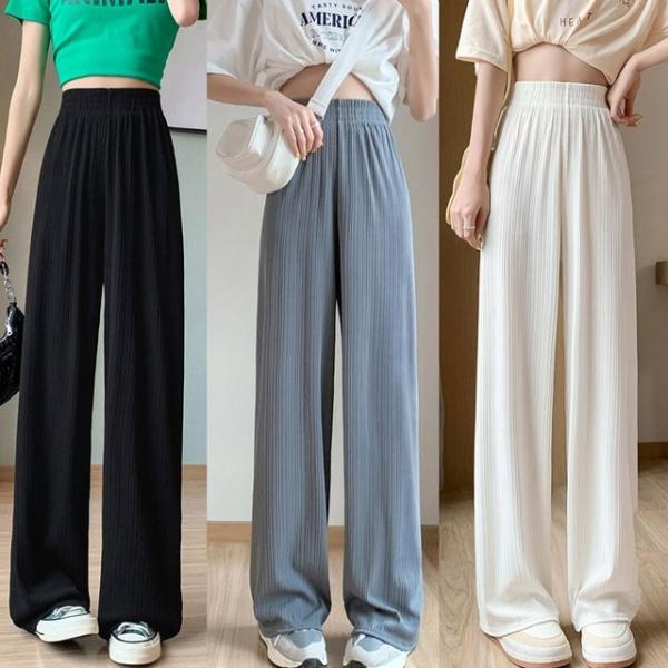 여성 시원한 냉감 쿨링 플 팬츠