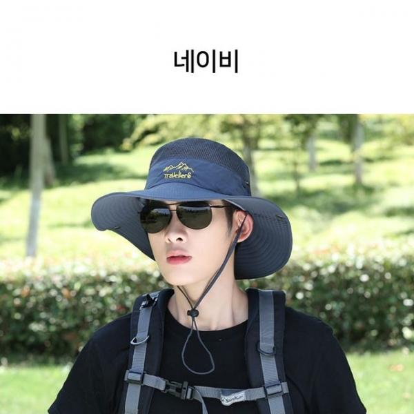 남자 등산 캠핑 햇빛가리개 사파리 모자