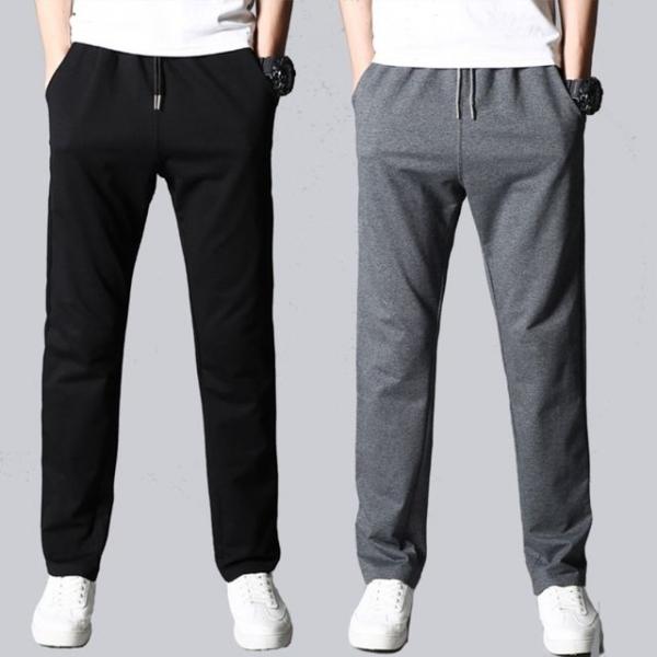 남자 츄리닝 바지 빅사이즈 세미와이드 트레이닝팬츠