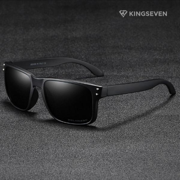 킹세븐 남성 편광 미러 선글라스 HD 레져 블랙스모크