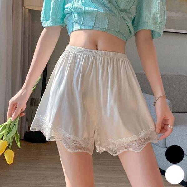 여성 실크 촉감 여름 시원한 레이스 쿨 속바지