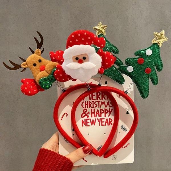 크리스마스 코스듐 머리띠 헤어밴드 소품 액세서리