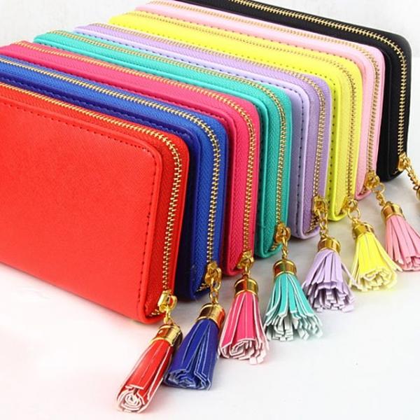 사피아노 컬러 여성지갑