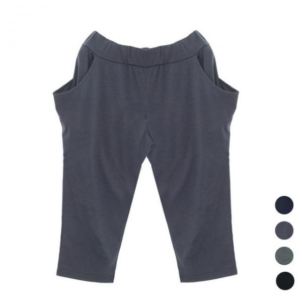 집에서 편안하게 입는 데일리 홈웨어 여자 7부 바지