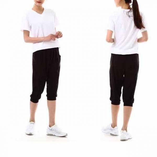 여성용 7부 아이스 쿨바지(FREE) 블랙