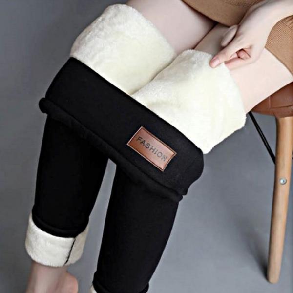여성 신축성 좋고 따스한 안감 기모 겨울 퍼 바지