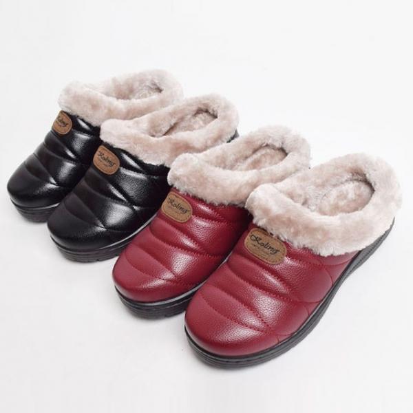 방한 털슬리퍼 겨울 사무실 블로퍼 여성 실내화