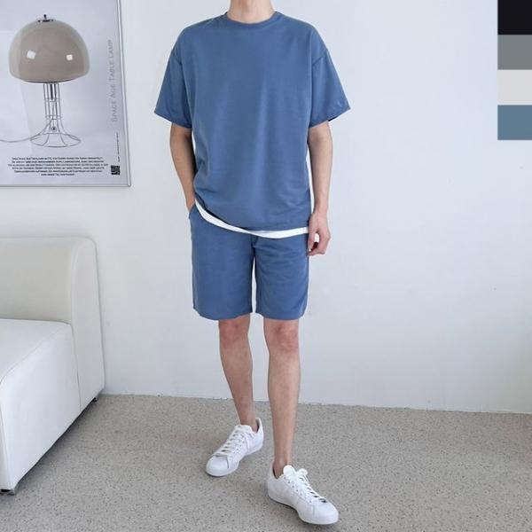 GQQ M580 남자5부밴딩반바지